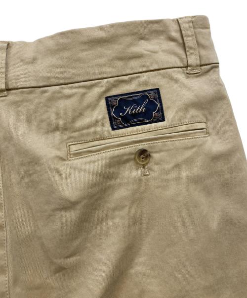 KITH（キス）KITH (キス) 2タックチノパン ベージュ サイズ:W32の古着・服飾アイテム