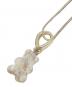 KITH (キス) CRYSTAL HAZE (クリスタルヘイズ) KITH TOKYO EXCLUSIVE Nostalgia Bear ペンダントトップ ホワイト×シルバー：9000円