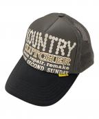 KAPITALキャピタル）の古着「KOUNTRY CLUTCHER メッシュキャップ」｜グレー