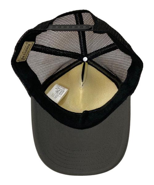 KAPITAL（キャピタル）KAPITAL (キャピタル) KOUNTRY CLUTCHER メッシュキャップ ブラック サイズ:FREEの古着・服飾アイテム
