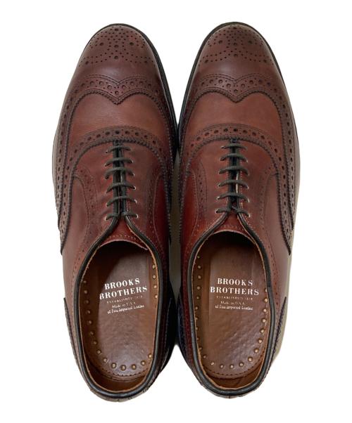 BROOKS BROTHERS（ブルックスブラザーズ）BROOKS BROTHERS (ブルックスブラザーズ) ウィングチップシューズ ブラウン サイズ:8の古着・服飾アイテム