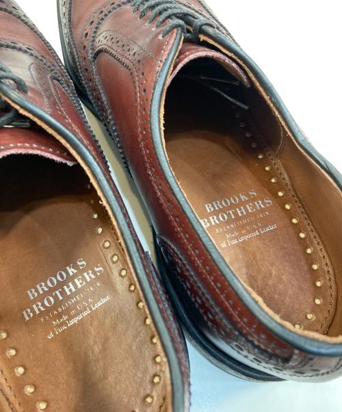 BROOKS BROTHERS（ブルックスブラザーズ）BROOKS BROTHERS (ブルックスブラザーズ) ウィングチップシューズ ブラウン サイズ:8の古着・服飾アイテム
