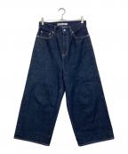 journal standard luxeジャーナルスタンダード ラックス）の古着「13OZデニム ワイドストレート5PK デニムパンツ」｜ブルー