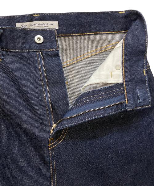 journal standard luxe（ジャーナルスタンダード ラックス）journal standard luxe (ジャーナルスタンダード リュクス) 13OZデニム ワイドストレート5PK デニムパンツ ブルー サイズ:Sの古着・服飾アイテム