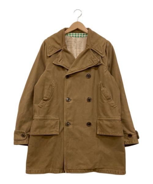 VISVIM（ビズビム）VISVIM (ビズビム) shipman coat DMGD chino シップマンコート ダメージチノ ブラウン サイズ:2の古着・服飾アイテム