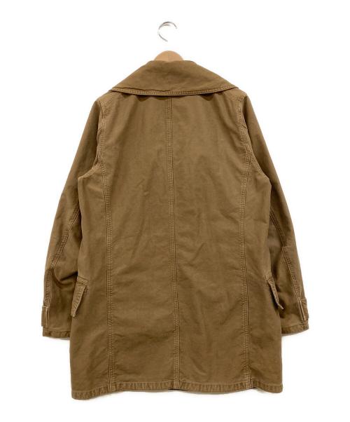 VISVIM（ビズビム）VISVIM (ビズビム) shipman coat DMGD chino シップマンコート ダメージチノ ブラウン サイズ:2の古着・服飾アイテム