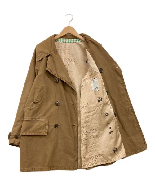 VISVIM（ビズビム）VISVIM (ビズビム) shipman coat DMGD chino シップマンコート ダメージチノ ブラウン サイズ:2の古着・服飾アイテム