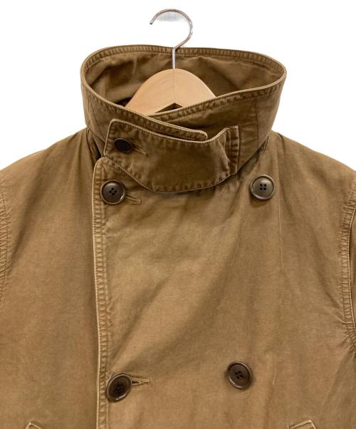 VISVIM（ビズビム）VISVIM (ビズビム) shipman coat DMGD chino シップマンコート ダメージチノ ブラウン サイズ:2の古着・服飾アイテム