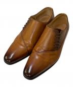 Cento Felinaチェントフェリーナ）の古着「サイドレースドレスシューズ」｜ブラウン