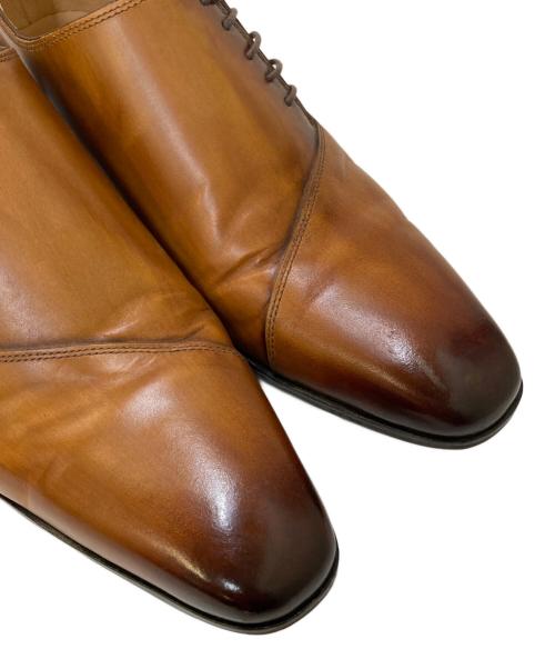 Cento Felina（チェントフェリーナ）Cento Felina (チェントフェリーナ) サイドレースドレスシューズ ブラウン サイズ:8の古着・服飾アイテム