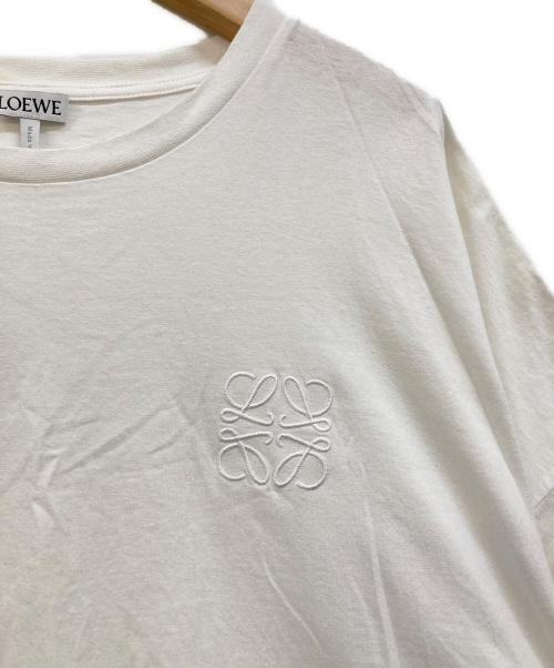 LOEWE（ロエベ）LOEWE (ロエベ) アナグラム クロップド Tシャツ ホワイト サイズ:Sの古着・服飾アイテム