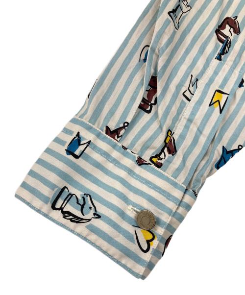 HERMES（エルメス）HERMES (エルメス) PLAYGROUND シャツ ブルー サイズ:38の古着・服飾アイテム