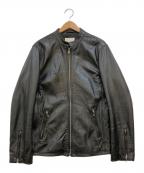 LHPエルエイチピー）の古着「ラムレザージャケット」｜ブラック