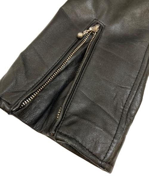 LHP（エルエイチピー）LHP (エルエイチピー) ラムレザージャケット ブラック サイズ:Lの古着・服飾アイテム