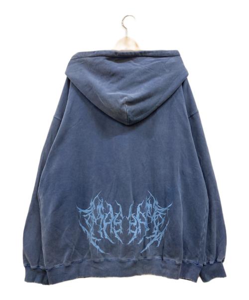 GALFY（ガルフィー）GALFY (ガルフィー) 染め染めわんわんボロボロパーカー ブルー サイズ:大型犬(XL)の古着・服飾アイテム