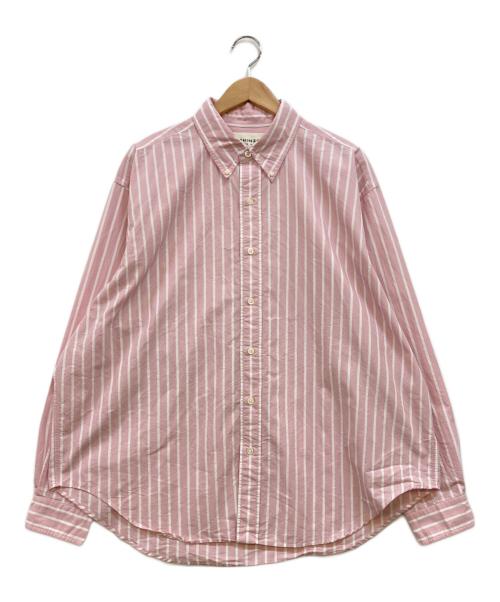 THE SHINZONE（ザ シンゾーン）THE SHINZONE (ザ シンゾーン) SUNDAY MOUNTAIN (サンデーマウンテン) 別注ダディシャツ ストライプシャツ ピンク サイズ:RSの古着・服飾アイテム