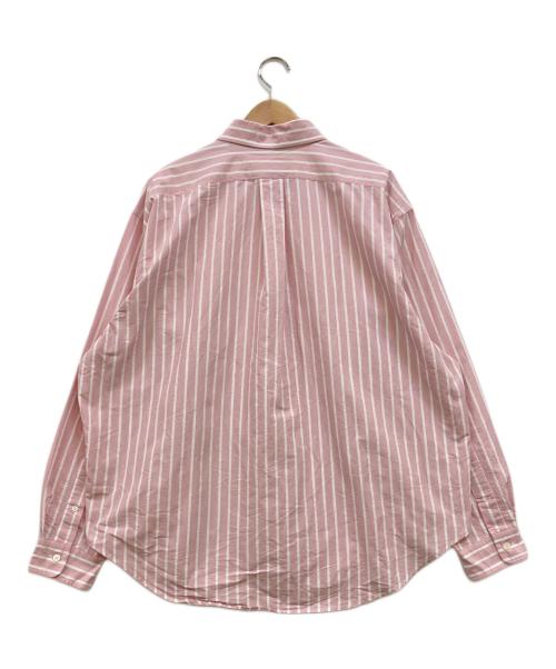 THE SHINZONE（ザ シンゾーン）THE SHINZONE (ザ シンゾーン) SUNDAY MOUNTAIN (サンデーマウンテン) 別注ダディシャツ ストライプシャツ ピンク サイズ:RSの古着・服飾アイテム