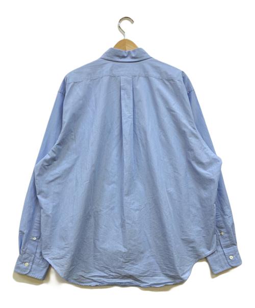 THE SHINZONE（ザ シンゾーン）THE SHINZONE (ザ シンゾーン) SUNDAY MOUNTAIN (サンデーマウンテン) 別注ダディシャツ ストライプシャツ ブルー サイズ:RSの古着・服飾アイテム