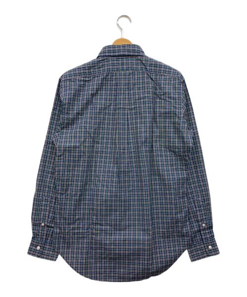 RALPH LAUREN（ラルフローレン）RALPH LAUREN (ラルフローレン) ボタンダウン チェックシャツ グリーン×レッド サイズ:US S(チェスト92)の古着・服飾アイテム