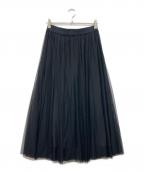 Spick and Spanスピック＆スパン）の古着「イージースカート」｜ブラック