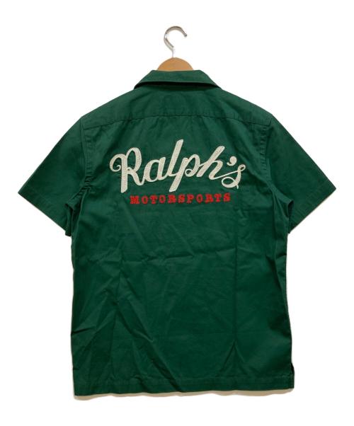 POLO BY RALPH LAUREN（ポロ バイ ラルフローレン）POLO BY RALPH LAUREN (ポロ バイ ラルフローレン) CLBLYMPSS S/S SPORT SHIRT オープンカラーシャツ グリーン サイズ:Sの古着・服飾アイテム