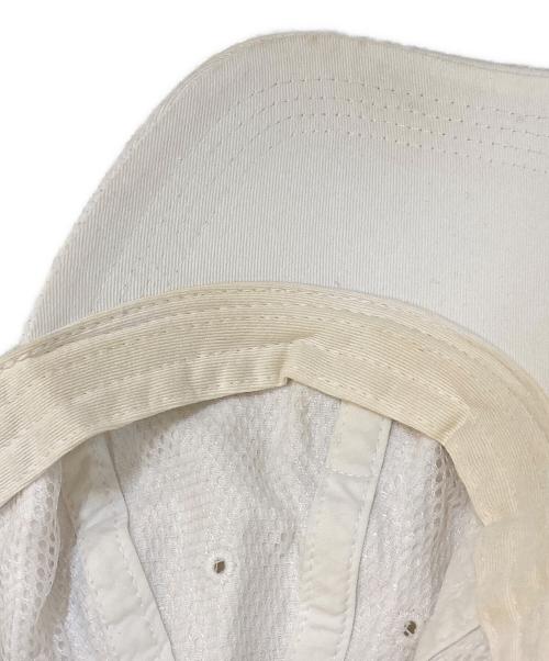 MONCLER（モンクレール）MONCLER (モンクレール) BERRETTO BASEBALL CAP ロゴワッペンキャップ ホワイトの古着・服飾アイテム