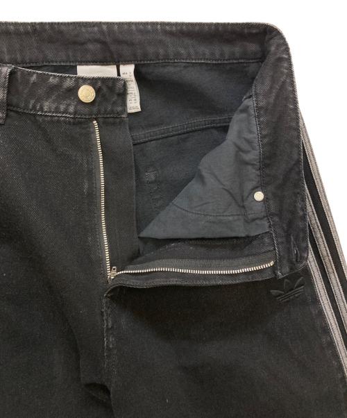 adidas（アディダス）adidas (アディダス) デニムパンツ ブラック サイズ:34の古着・服飾アイテム