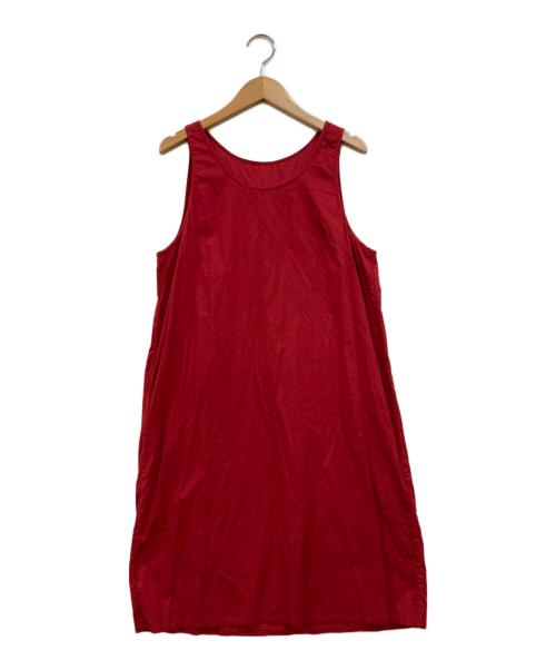 ne quittez pas（ヌキテパ）ne quittez pas (ヌキテパ) コットンノースリーブワンピース レッド サイズ:下記参照の古着・服飾アイテム