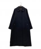 bractmentブラクトメント）の古着「ステンカラーコート」｜ネイビー