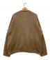 the anthology (アンソロジー) MOHAIR ZIP-UP CARDIGAN ブラウン サイズ:XL：15000円