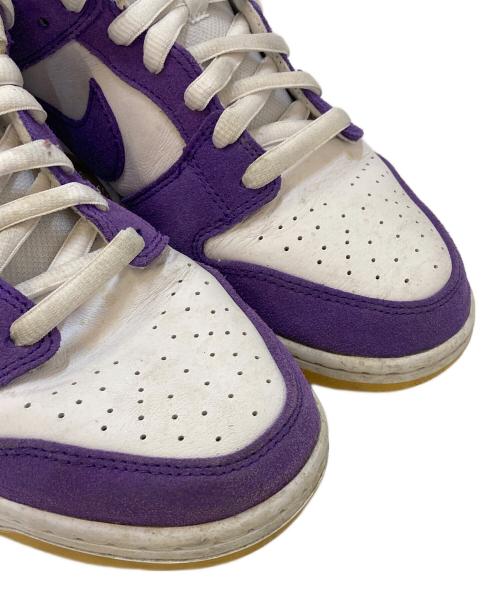NIKE（ナイキ）NIKE (ナイキ) SB Dunk Low Court Purple Gum ローカットスニーカー ホワイト×パープル サイズ:29㎝の古着・服飾アイテム