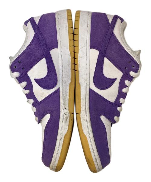 NIKE（ナイキ）NIKE (ナイキ) SB Dunk Low Court Purple Gum ローカットスニーカー ホワイト×パープル サイズ:29㎝の古着・服飾アイテム