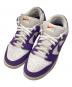 NIKE（ナイキ）の古着「SB Dunk Low Court Purple Gum ローカットスニーカー」｜ホワイト×パープル