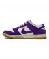 NIKE (ナイキ) SB Dunk Low Court Purple Gum ローカットスニーカー ホワイト×パープル サイズ:29㎝：7000円