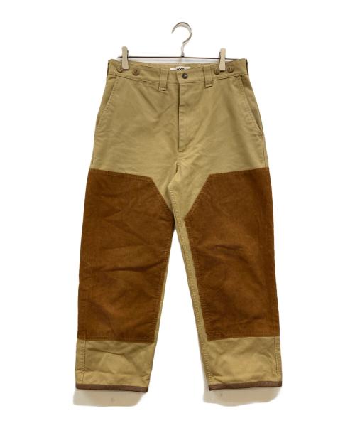 eYe COMME des GARCONS JUNYAWATANABE MAN（アイ コム デ ギャルソン ジュンヤ ワタナベ マン）eYe COMME des GARCONS JUNYAWATANABE MAN (アイ コム デ ギャルソン ジュンヤ ワタナベ マン) FILSON (フィルソン) ダブルニーコーデュロイパンツ ベージュ サイズ:XSの古着・服飾アイテム