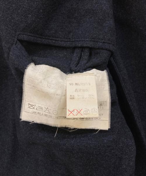 Belvest（ベルヴェスト）Belvest (ベルヴェスト) 段返りウール3Bジャケット ネイビー サイズ:42の古着・服飾アイテム