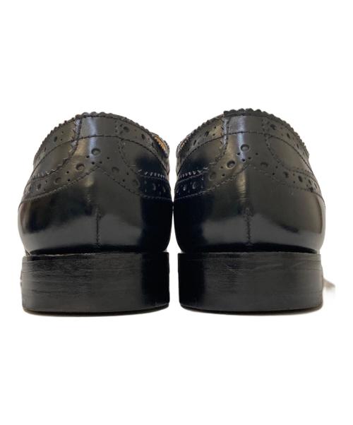 GRENSON（グレンソン）GRENSON (グレンソン) TOMORROW LAND (トゥモローランド) ウィングチップレザースリッポンシューズ ブラック サイズ:7Gの古着・服飾アイテム