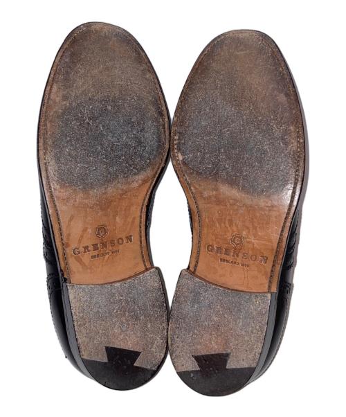 GRENSON（グレンソン）GRENSON (グレンソン) TOMORROW LAND (トゥモローランド) ウィングチップレザースリッポンシューズ ブラック サイズ:7Gの古着・服飾アイテム