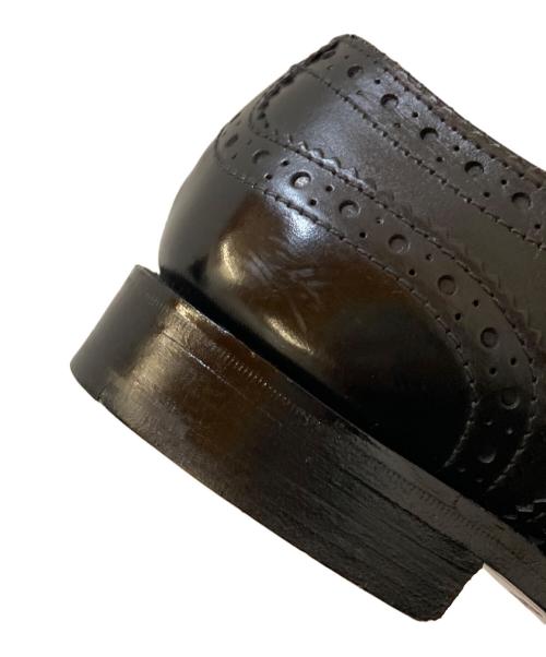 GRENSON（グレンソン）GRENSON (グレンソン) TOMORROW LAND (トゥモローランド) ウィングチップレザースリッポンシューズ ブラック サイズ:7Gの古着・服飾アイテム