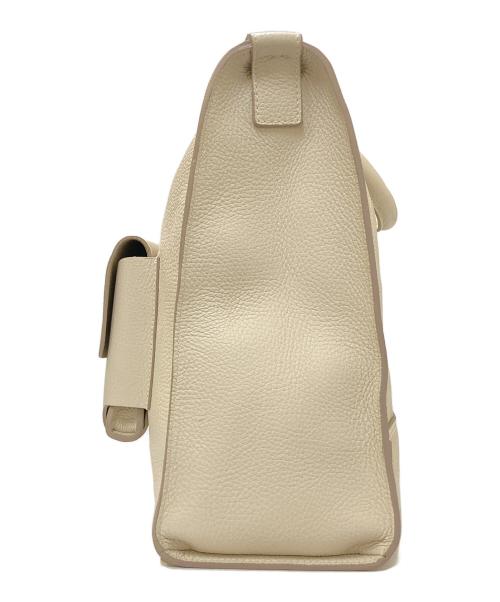 Daniel&Bob（ダニエル＆ボブ）Daniel&Bob (ダニエル＆ボブ) FRASCHINI フラスキーニ 2WAYレザートートバッグ アイボリーの古着・服飾アイテム