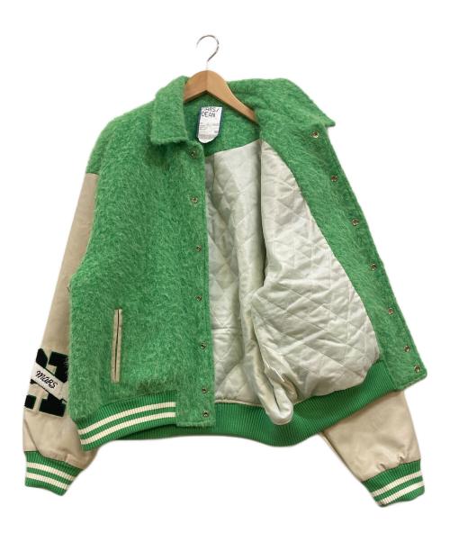 KR MARS DEAN（-）KR MARS DEAN (-) スタジャン グリーン サイズ:下記参照の古着・服飾アイテム