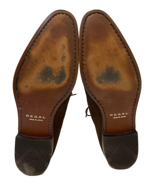 REGAL（リーガル）REGAL (リーガル) ストレートチップスウェードレザーシューズ ブラウン サイズ:25 bの古着・服飾アイテム
