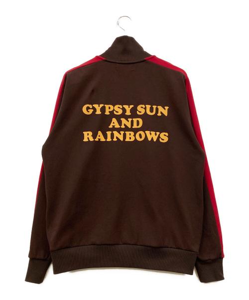 Hysteric Glamour（ヒステリックグラマー）Hysteric Glamour (ヒステリックグラマー) RASTA ワッペンジャケット トラックジャケット ブラウン×イエロー サイズ:Lの古着・服飾アイテム