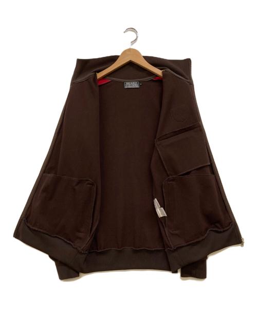 Hysteric Glamour（ヒステリックグラマー）Hysteric Glamour (ヒステリックグラマー) RASTA ワッペンジャケット トラックジャケット ブラウン×イエロー サイズ:Lの古着・服飾アイテム