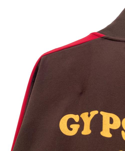 Hysteric Glamour（ヒステリックグラマー）Hysteric Glamour (ヒステリックグラマー) RASTA ワッペンジャケット トラックジャケット ブラウン×イエロー サイズ:Lの古着・服飾アイテム