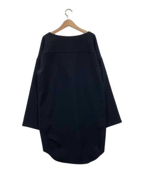 DEUXIEME CLASSE（ドゥーズィエム クラス）DEUXIEME CLASSE (ドゥーズィエム クラス) レースアップジョーゼットワンピース ブラック サイズ:下記参照の古着・服飾アイテム