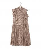 ADEAMアディアム）の古着「Monogram Dress」｜ピンク