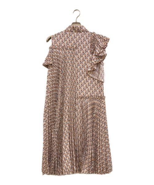 ADEAM（アディアム）ADEAM (アディアム) Monogram Dress ピンクの古着・服飾アイテム