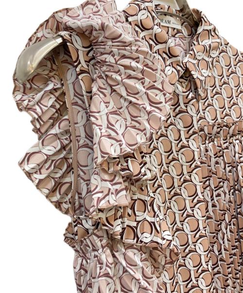 ADEAM（アディアム）ADEAM (アディアム) Monogram Dress ピンクの古着・服飾アイテム