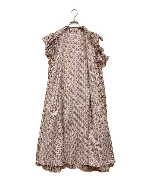 ADEAM（アディアム）ADEAM (アディアム) Monogram Dress ピンクの古着・服飾アイテム